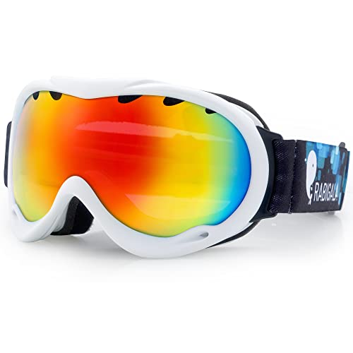 RABIGALA Ski Goggles Snow/Snowboard Goggles spherical surface for Men Women Adult Youth Snowmobile Skiing Skating - 100% UV Protection Anti-fog - Image 1