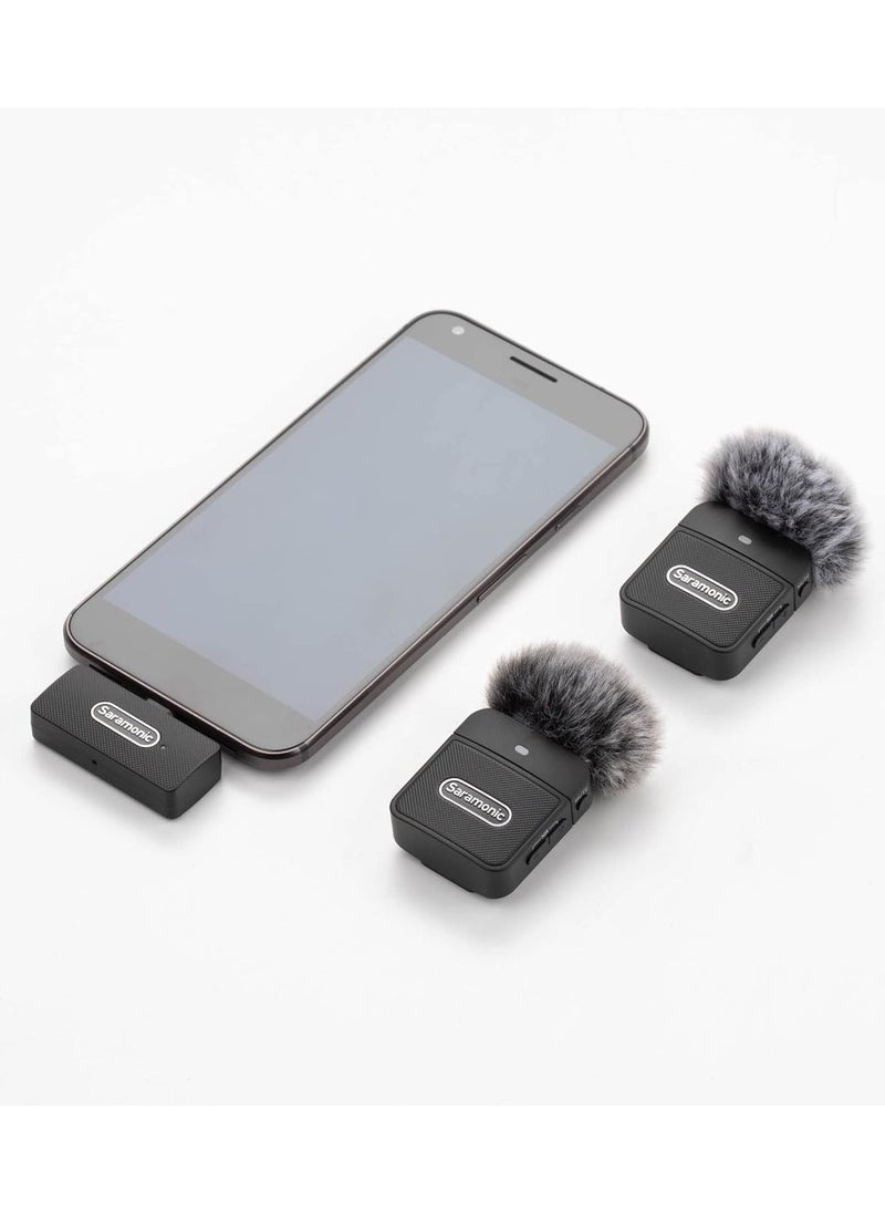 Saramonic Saramonic Blink 100 B6 Ultra-Portable 2-Person Clip-On Wireless Mic System w/USB-C Receiver for iPhone 15, Android, Newer iPads & Computers  - Image 3