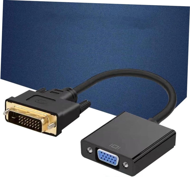 كابل محول DVI إلى VGA للرجال إلى الإناث من Gadpiparty، متوافق مع أجهزة التلفزيون والكمبيوتر - Image 4
