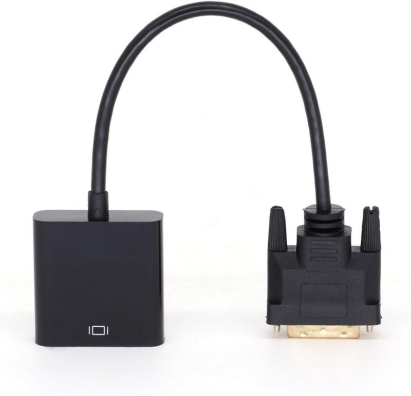 كابل محول DVI إلى VGA للرجال إلى الإناث من Gadpiparty، متوافق مع أجهزة التلفزيون والكمبيوتر - Image 3