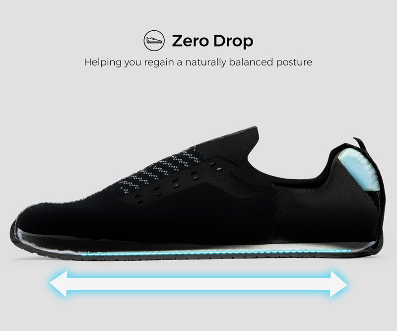 AIRHAS Men's Barefoot Shoes Zero Drop Wide Toe Box Minimalist Gym Shoes for Men Deadlift Cross Training Sneakers (Black,9.5 Wide) - Image 2
