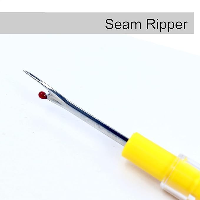 THE PAGH THE PAGH Seam Ripper Tool Set Piece Sewing Accessories Kit for Stitch Removal Thread Cutting Ideal for Sewing Tailoring DIY Projects Stainless Steel Blades with Comfort Grip HandlesPack Of 4  - Image 2