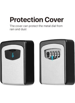 Tactix Durable Solid Cast Iron 4-Digit Code Access Key Safe Box Grey and Black 88 x 122 x 40 mm 321310  - Image 3