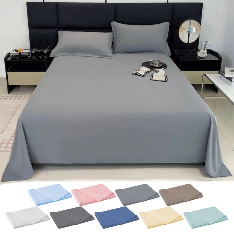 JLFNYA Queen Sheets on clearance,90.55x86.61 in Soft Sheets for Queen Size Bed,Hotel Luxury Queen Sheet,Easy Care Polyester Microfiber Bed Sheet for All Season - Image 1