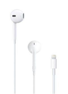 Earphones with Lightning Connector (Built-in Mic and Volume Control) Compatible with iPhone 14/13/12/SE/11/XR/XS/X/8/7 - All iOS White