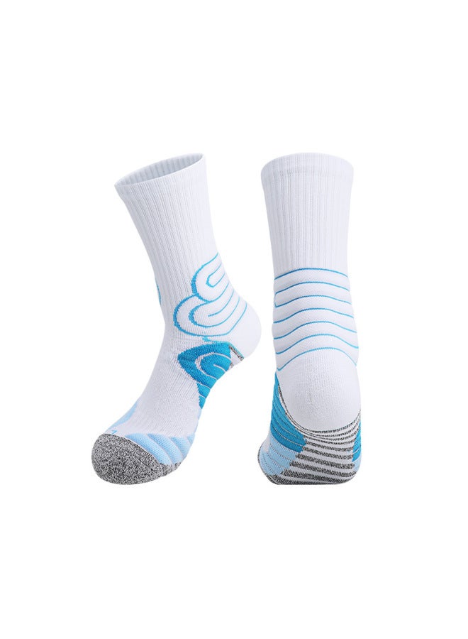 Long Tube Thickened Towel Bottom Combat Basketball Socks Stockings Men's Children's Sweat-absorbent Sports Socks Men's Sports Socks