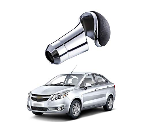PRIKNIK Black Car Gear Shifter Lever Manual Modified Shifter Knob Handle Shift Lever Fit with 8mm 10mm 12mm Adapters Compatible with C-hevrolet S-ail - Image 3