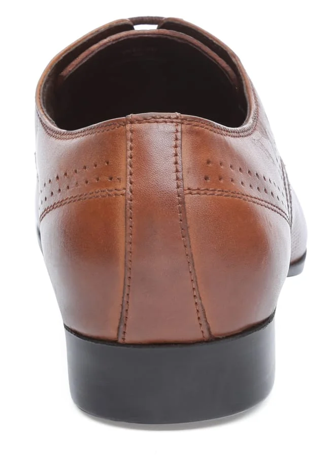 DUCHINI Men Textured Lace-up Shoes