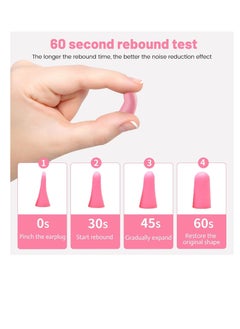 McDou Soundproof earplugs for sleeping, special ear slow rebound, soundproofing, mute learning, anti-noise and noise reduction earplugs at night 120pcs  - Image 3