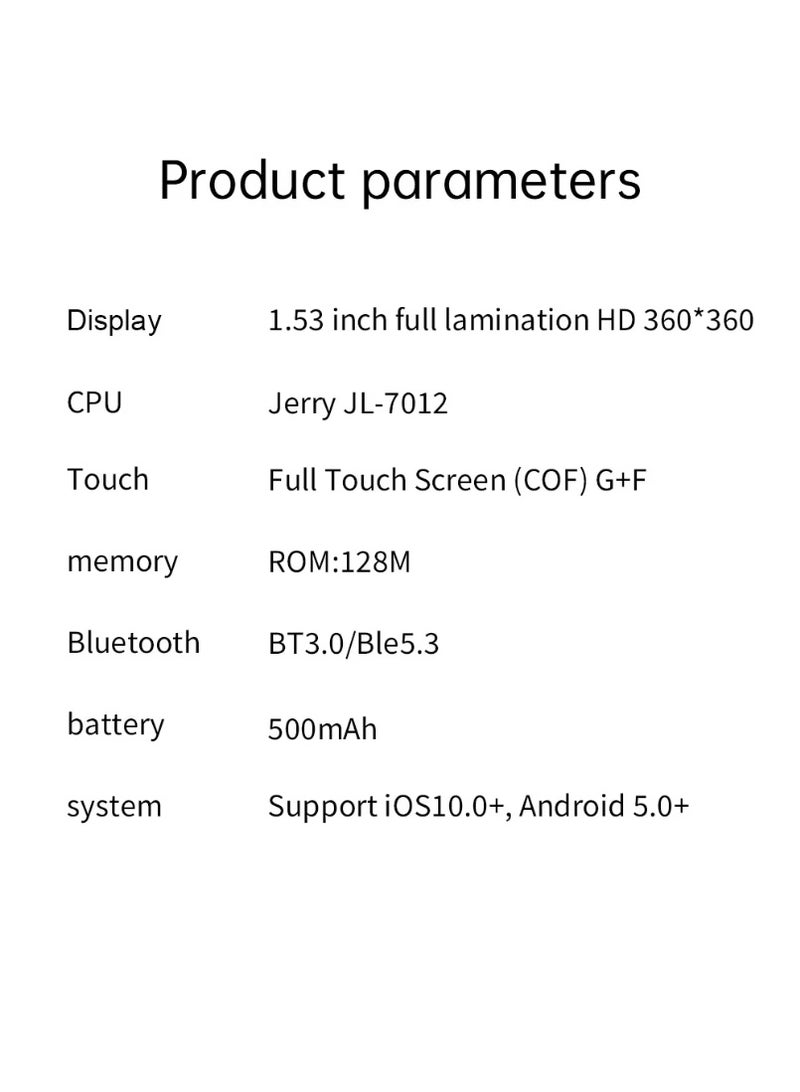 كالوبي ساعة ذكية SK7 Ultra مع حزامين من الفولاذ المقاوم للصدأ باللون الأسود + سيليكون أخضر، شاشة مقاس 1.53 بوصة، ساعة ذكية للاتصال عبر البلوتوث، متتبع للياقة البدنية والصحة، حافظة من مادة TPU وشاحن - Image 4
