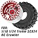 hopsupRC RC 10 Beadlock Truck Tires for 118 124 Trx4m SCX24 RC CrawlerRC Wheels TiresAluminum 10 Beadlock Wheel Rim10in Tires TyresRed4PCS - Image 4