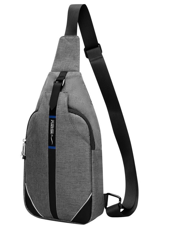 WATERFLY Small Crossbody Sling Backpack Anti Theft Backpack for Traveling Chest Shoulder Bag - Image 1