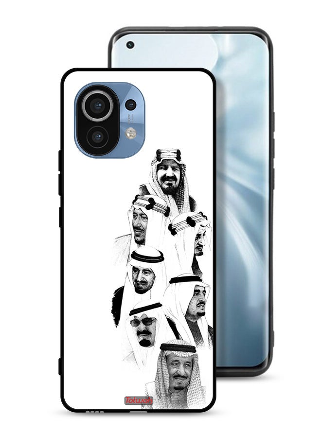 Tolwak Xiaomi Mi 11 Protective Case Cover Saudi Kings Art B_W - Image 1