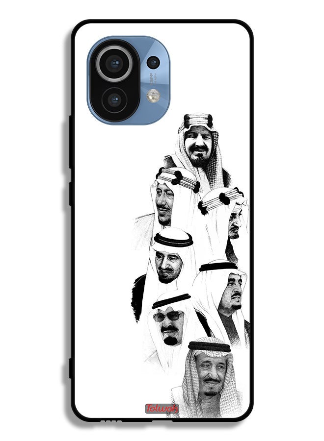 Tolwak Xiaomi Mi 11 Protective Case Cover Saudi Kings Art B_W - Image 2