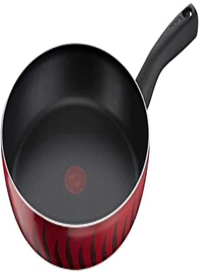 AKDC Tefal Frying Pan, G6 Tempo Flame 30 Cm Frypan, Non-Stick With Thermo Spot| Red, Aluminium, 2 Years Warranty, C3040783  - Image 1
