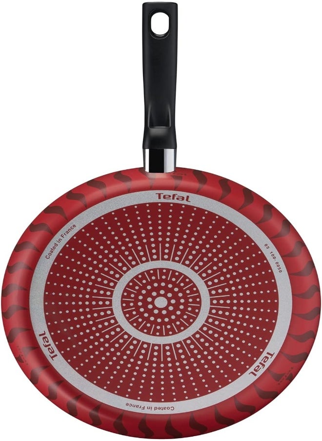 AKDC Tefal Frying Pan, G6 Tempo Flame 30 Cm Frypan, Non-Stick With Thermo Spot| Red, Aluminium, 2 Years Warranty, C3040783  - Image 5