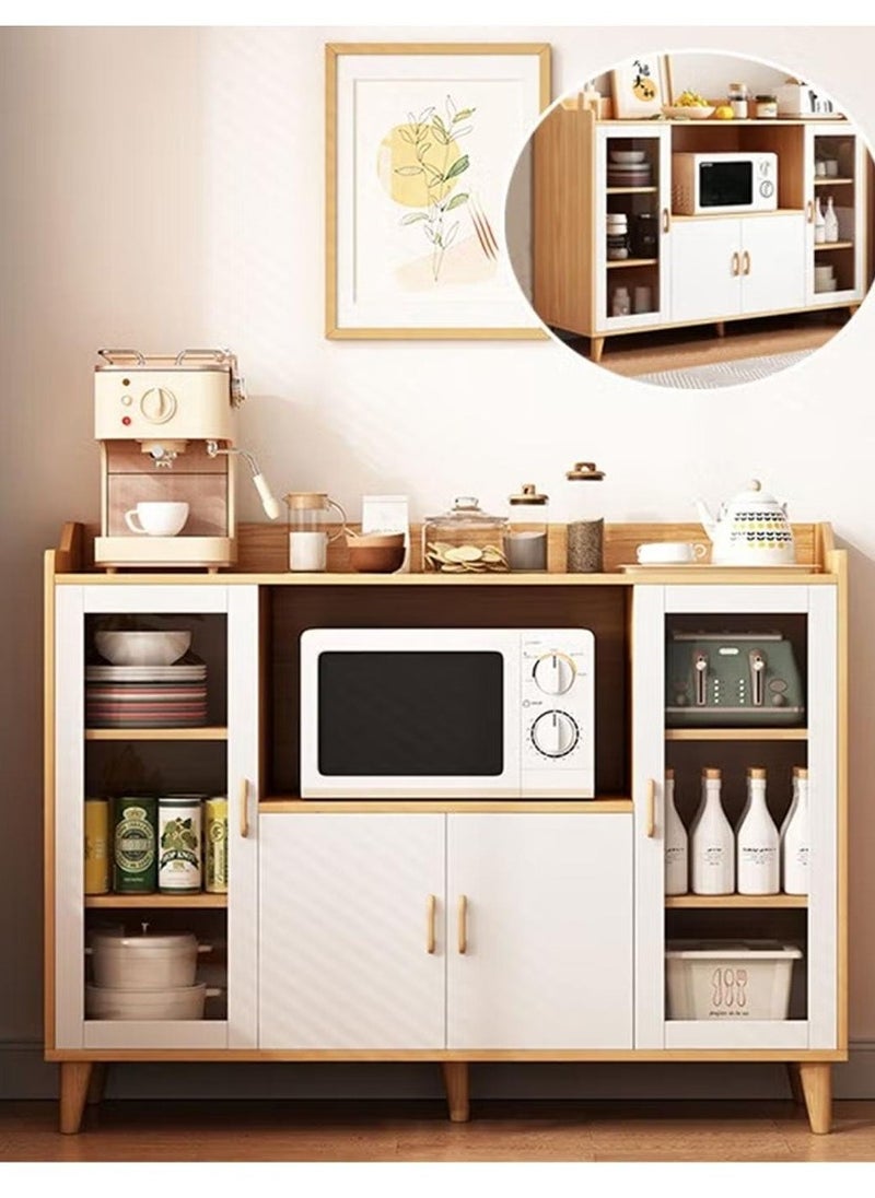 AGD - Coffee corner , Coffee cabinet with large storage capacity and variety, kitchen storage cabinet, buffet table, and console table for entryway, dining room, living room. - Image 1