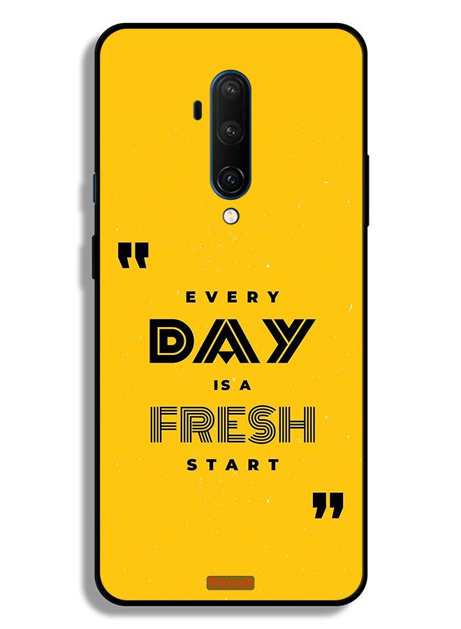 Tolwak OnePlus 7T Pro 5G Protective Case Cover Every Day Is A Fresh Start - Image 2