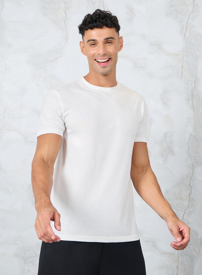 ستايلي تيشيرت قطن غني بقصة عادية من ستايلي - Image 1