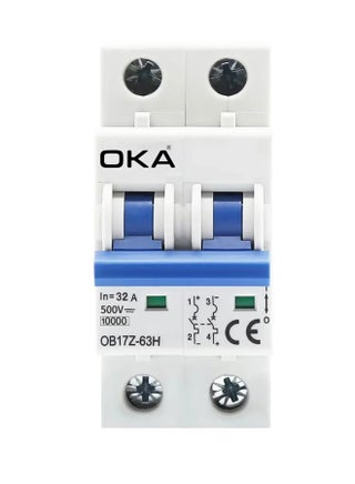 OKA Double Circuit Breaker 32A –500V /Model OB17Z-63H