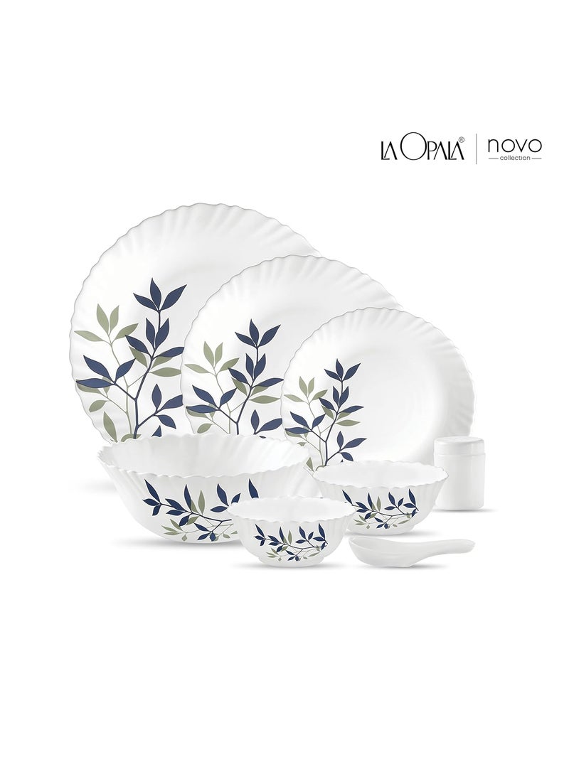 La Opala La Opala, Novo Collection, Opal Glass Dinner Set 35 pcs, Silken Charm, White  - Image 2