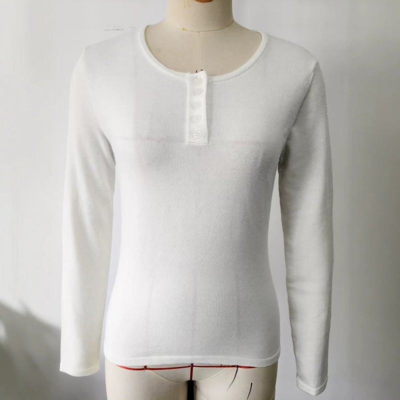 Women's Slim Fit Knit Sweater - Image 3