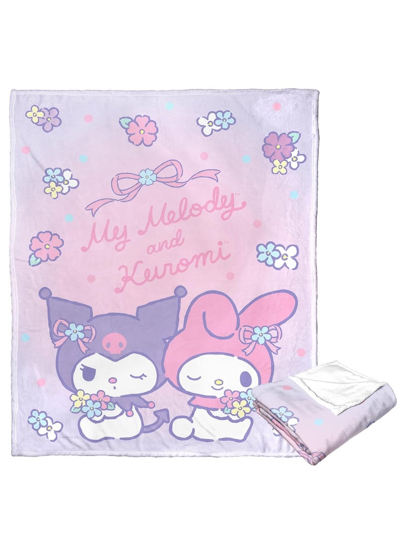general My Melody Silk Touch Blanket, 50" x 60", Pastel Partners - Image 2