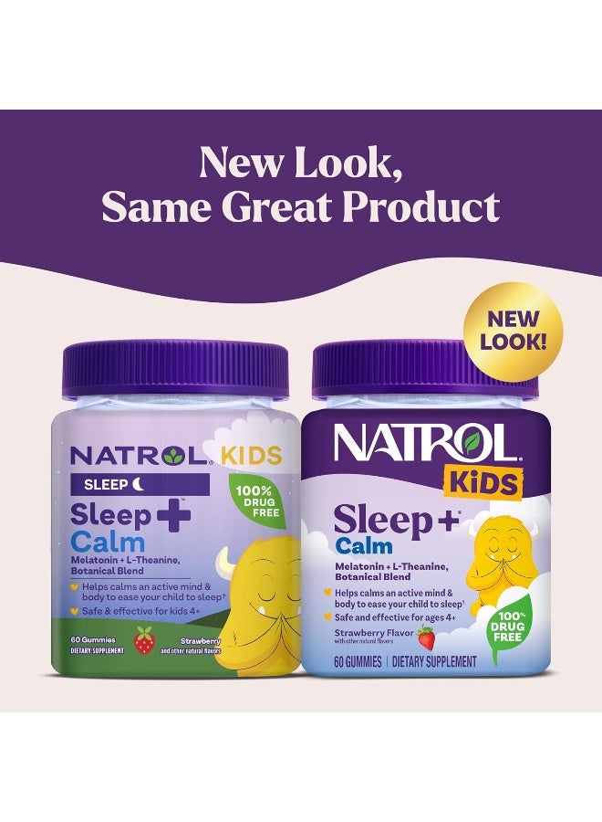 Natrol Kids Sleep+ Calm 60 Strawberry Gummies - Image 2