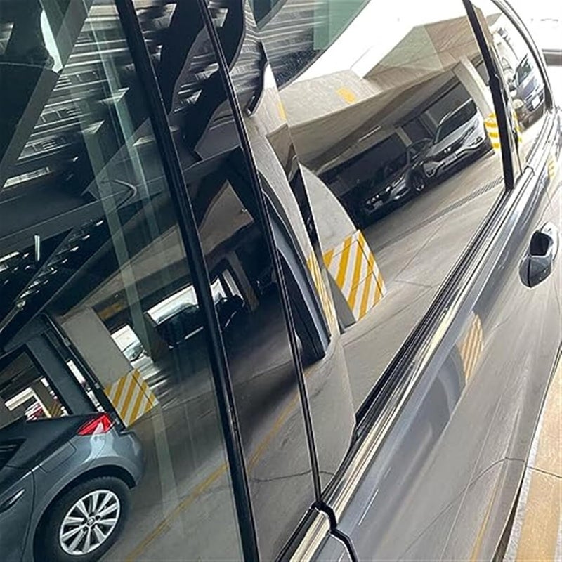 Wivplex 8 Pcs Glossy Black Window Trim Cover for Range Rover Velar - Image 3