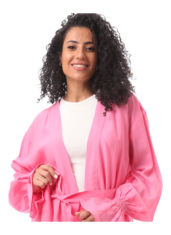 MERCH - Women's Casual Cardigan With Belt - Image 1