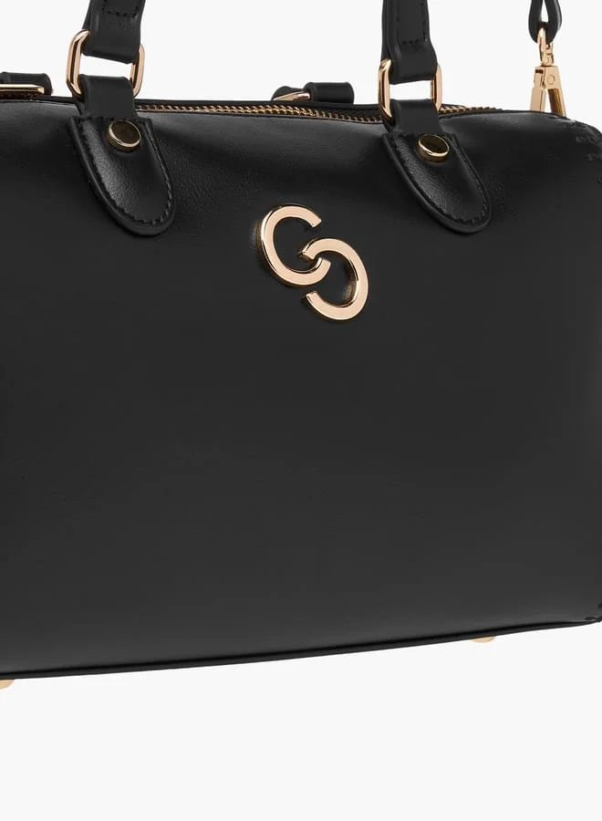 Celeste Solid Tote Bag with Handles and Zip Closure