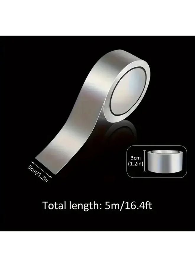 Silvery Grey Self Adhesive Waterproof Tape For Kitchen Bathroom Shower Toilet Edge Repair - Image 1