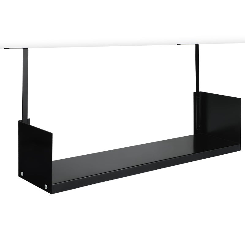 Lineshading Office Cubicle Shelf Storage Organizer Hanging File Organizer Cubicle Hanging Shelf Accessories Storage Bookshelf with Hooks for Home Desk - Image 1