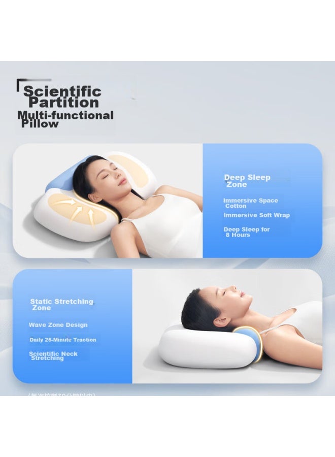 Silayi Siliye Pillow, Cervical Pillow, Neck Support Pillow, Deep Sleep Pillow For Adults, Specialized Pillow For Cervical Spondylosis, Soft And Firm, Ergonomic, Memory Foam - Image 1
