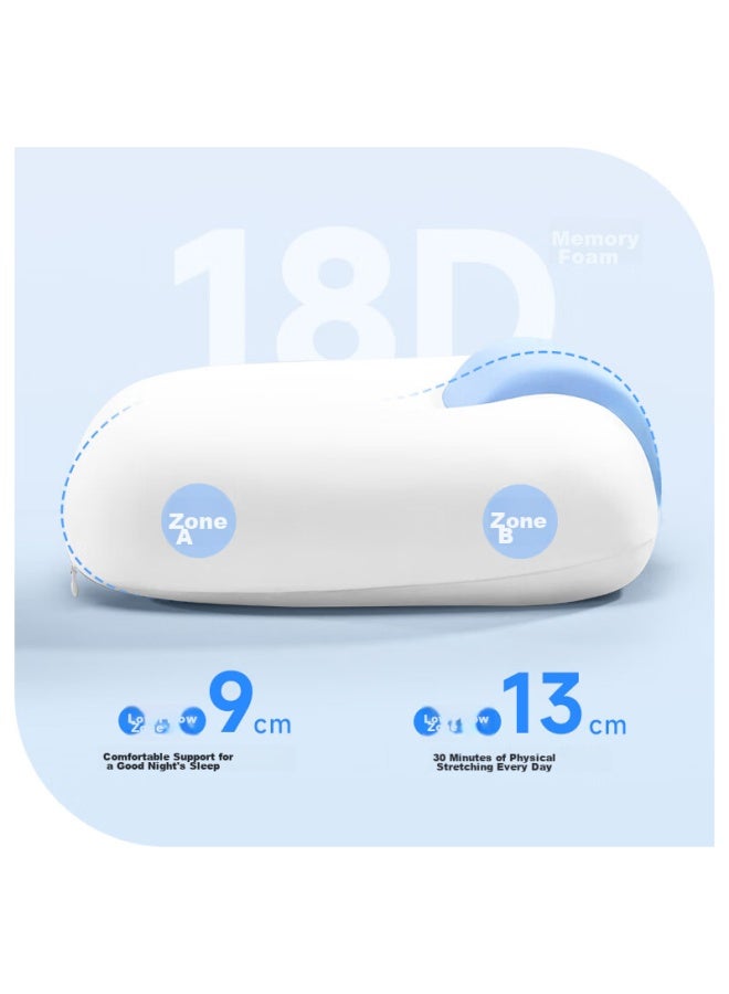 Silayi Siliye Pillow, Cervical Pillow, Neck Support Pillow, Deep Sleep Pillow For Adults, Specialized Pillow For Cervical Spondylosis, Soft And Firm, Ergonomic, Memory Foam - Image 4