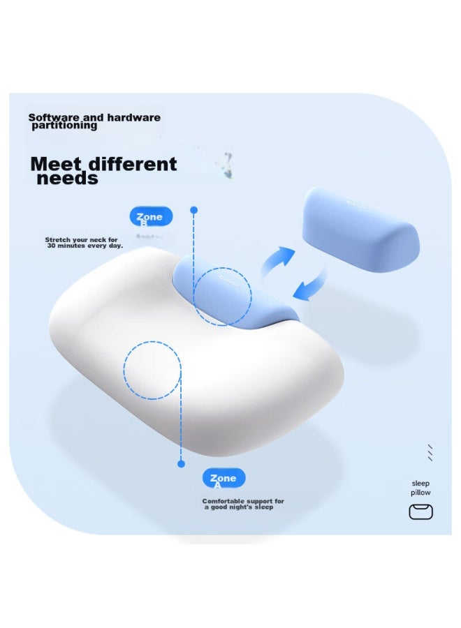 Silayi Siliye Pillow, Cervical Pillow, Neck Support Pillow, Deep Sleep Pillow For Adults, Specialized Pillow For Cervical Spondylosis, Soft And Firm, Ergonomic, Memory Foam - Image 2