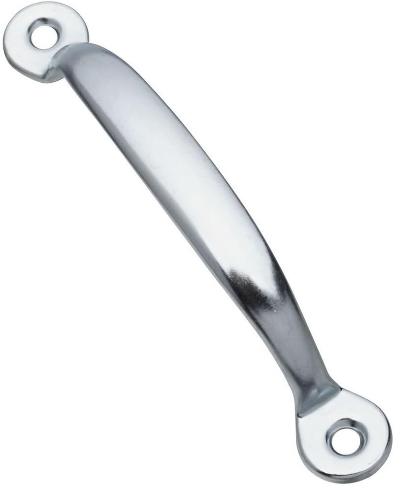 National Hardware Zinc Door Handle, 4-3/4 in., Silver - Image 1