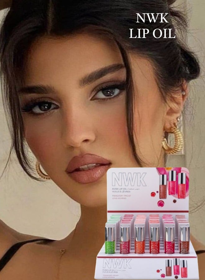 NWK 72 Pieces Lip Oil 6 Colors - Image 2