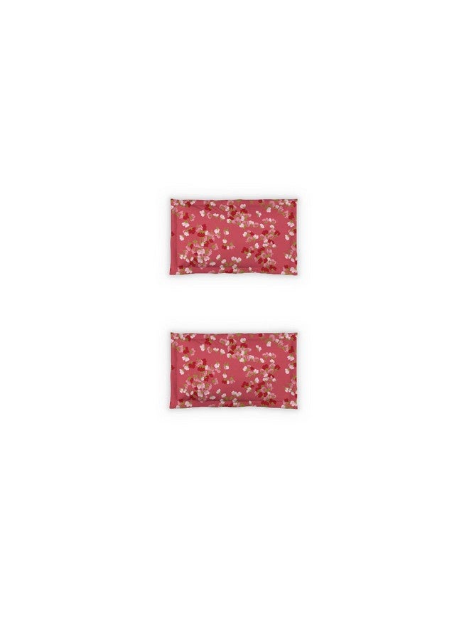 DDECOR Live beautiful DDECOR - Radium 100% Cotton Double Bedsheet with 2 Pillow Covers, Red  - Image 4