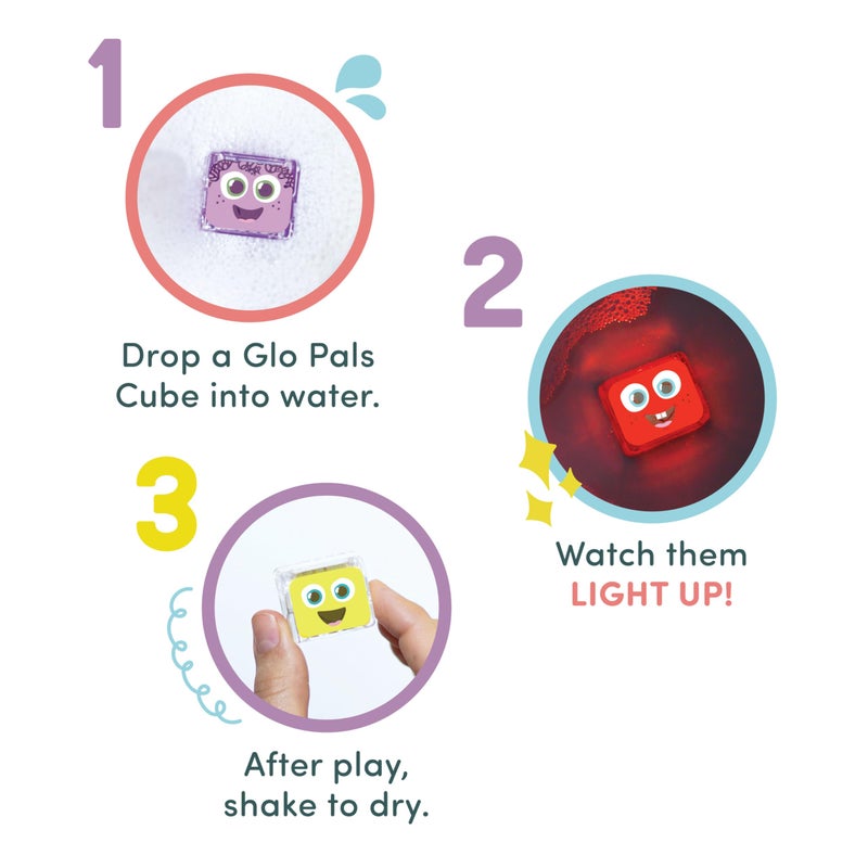 Glo Pals Water-Activated Light-Up Cubes Bundle for Sensory Play â€“ 12 Pack (Wacky Wild West) - Easter Basket Stuffers | Easter Toys for Kids - Image 5
