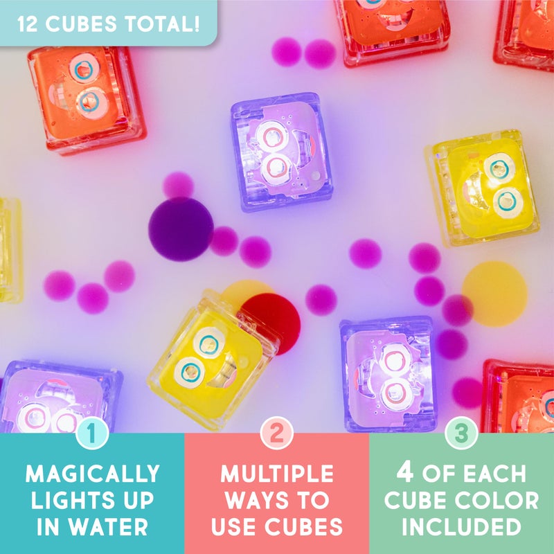 Glo Pals Water-Activated Light-Up Cubes Bundle for Sensory Play â€“ 12 Pack (Wacky Wild West) - Easter Basket Stuffers | Easter Toys for Kids - Image 2