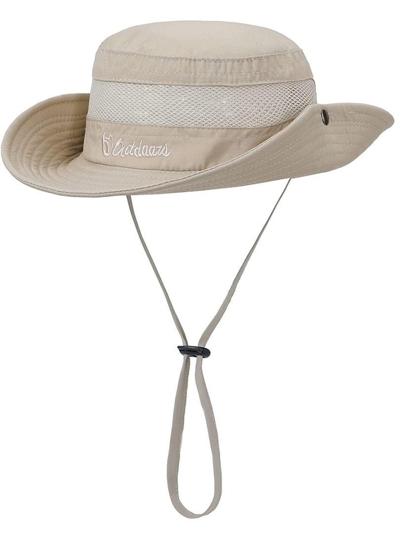Generic Kids Sun Hat, Boys Sun Hat Girls Beach Hat UPF 50+ Outdoor Kids Bucket Hat Wide Brim Kids Fishing Safari Hat Wide Brim Beach Hats Sun Hat - Image 5