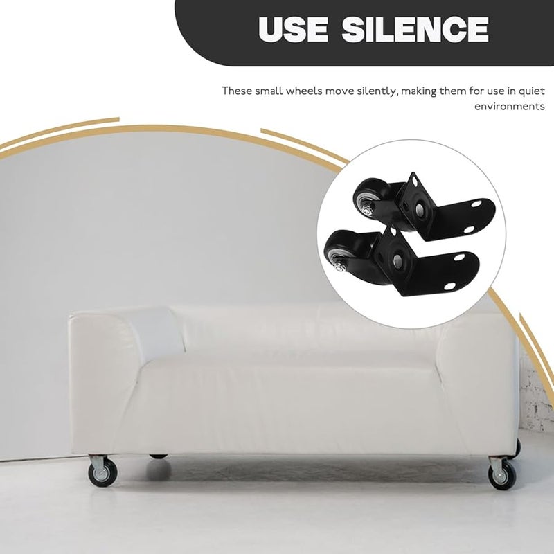 كرسي معلق دوار من الفولاذ المقاوم للصدأ مع حامل متأرجح مقاس 13X5X4.5 سم باللون الأسود - Image 4