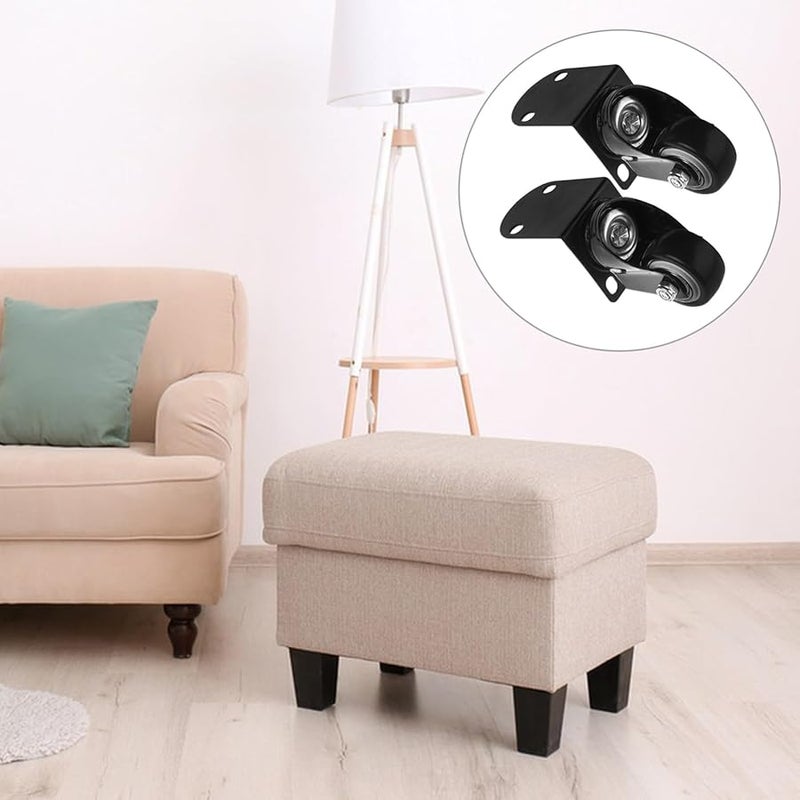 كرسي معلق دوار من الفولاذ المقاوم للصدأ مع حامل متأرجح مقاس 13X5X4.5 سم باللون الأسود - Image 5