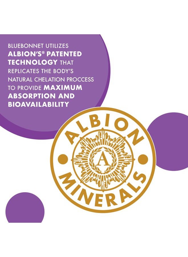 Generic Bluebonnet Nutrition Albion Chelated Magnesium Vegetable Capsule, 200 mg, Stress Relief, Vegan, Non GMO, Gluten Free, Soy Free, Milk Free, Kosher, 60 Vegetable Capsule, 1 Month Supply - Image 3