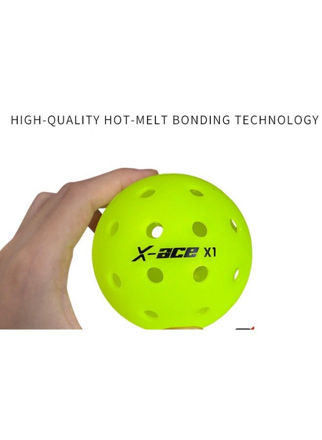 كرات البيكلبول الخارجية الرياضية X-40 - الكرة الرسمية لبيكلبول الولايات المتحدة، جولة APP + بطولة الولايات المتحدة للبيكلبول - 3 عبوات من دلو البيكلبول، أصفر عالي الوضوح من كرات البيكلبول التنظيمية - Image 5