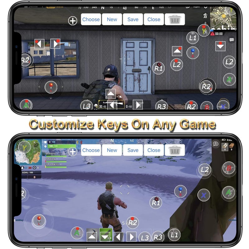 Megadream Android Game Controller, Key Mapping Function Wireless Gaming Controller Gamepad Compatible with PUBG Mobile, Call of Duty Mobile, for Android Phone & Tablet, Samsung, Redmi, Motorola, TCL, Oneplus - Not for iOS/PC - Image 4