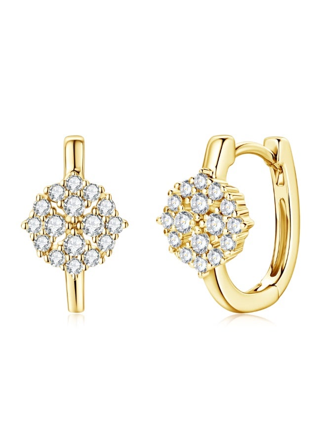 KUYING New Mozambique Diamond Earrings 