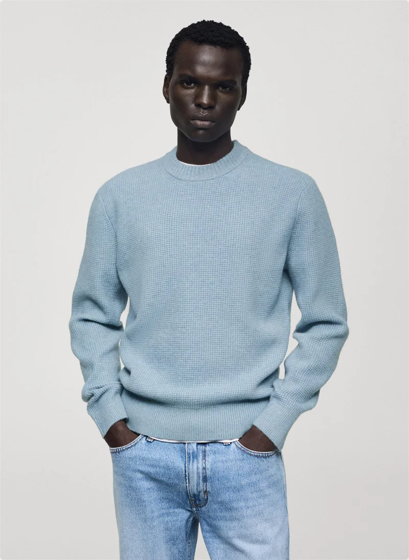 Mango Man Squared Structure Sweater