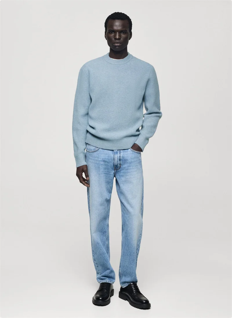 Mango Man Squared Structure Sweater